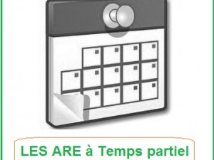 ARE et temps partiel mi temps
