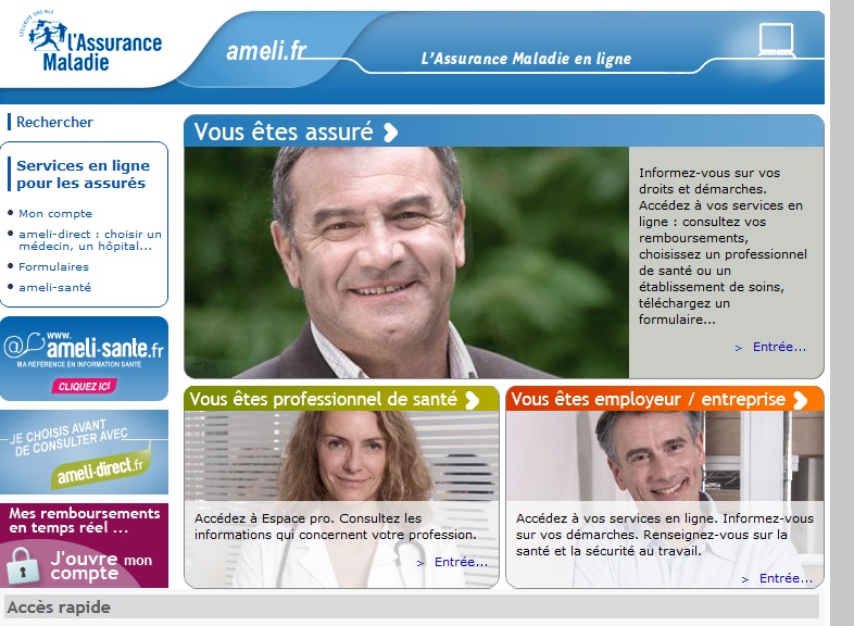 Extrait du site www.ameli.fr