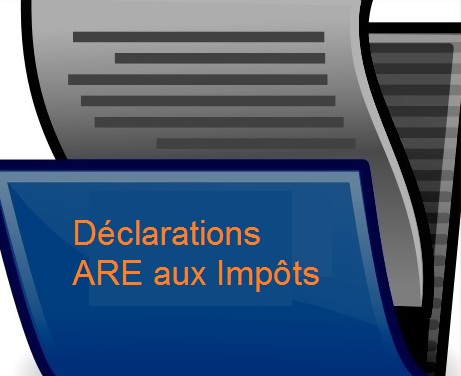 déclarer ARE feuille d'impot