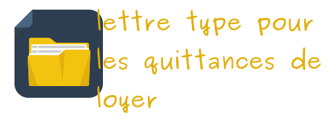 lettre type quittance loyer